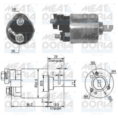 Solenoid Switch, starter